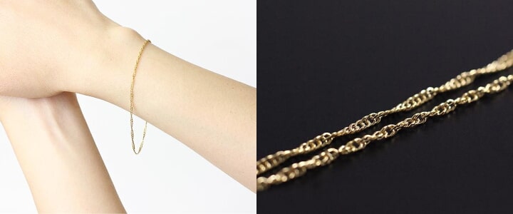 シンガポールチェーンブレスレット