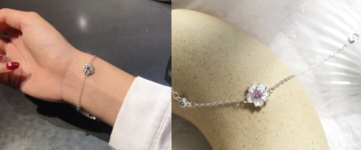 桜ブレスレット