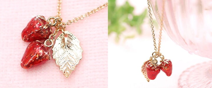 いちごネックレス