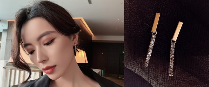 ゆれるスティックピアス