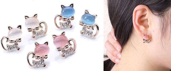 猫ピアス＆イヤリング