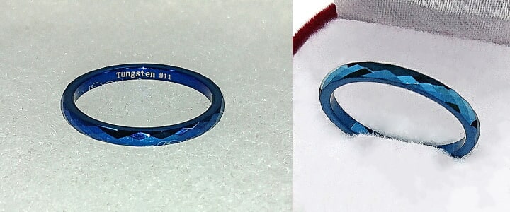 ブルータングステンリング