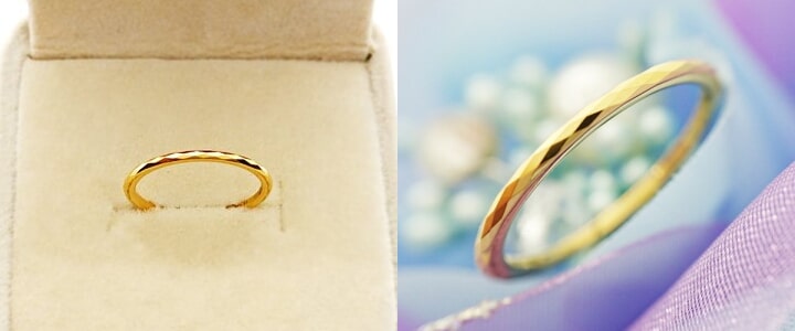 極細1mm幅リング